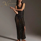 crochet bodycon dress